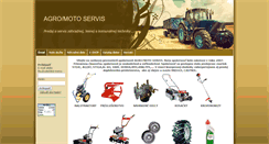 Desktop Screenshot of agromotoservis.sk