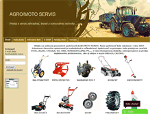 Tablet Screenshot of agromotoservis.sk